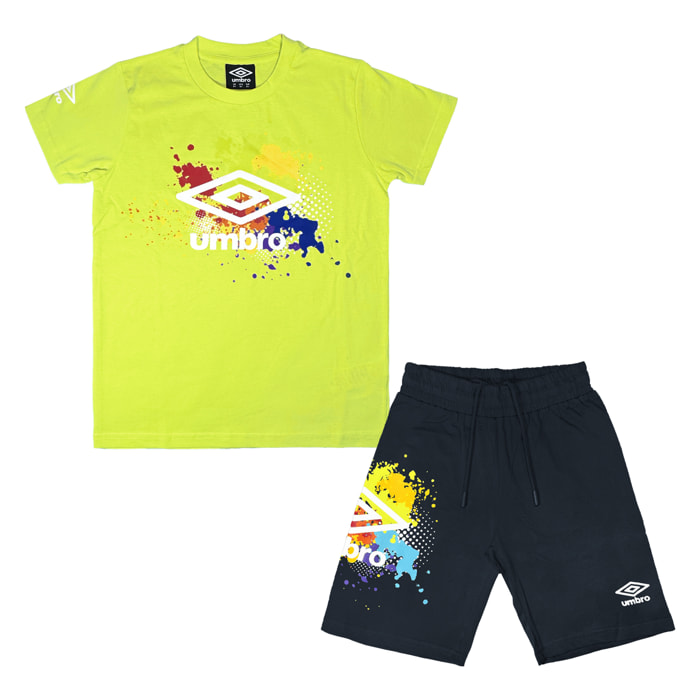 Completo Corto Ragazzo UMBRO Cotone 8 / 16 Anni