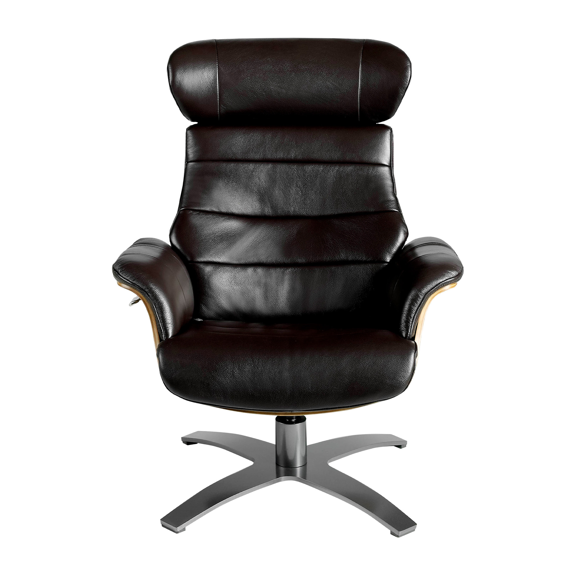 Sillón Angel Cerda de piel de vacuno 79x84x100cm