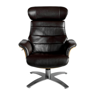 Sillón Angel Cerda de piel de vacuno 79x84x100cm