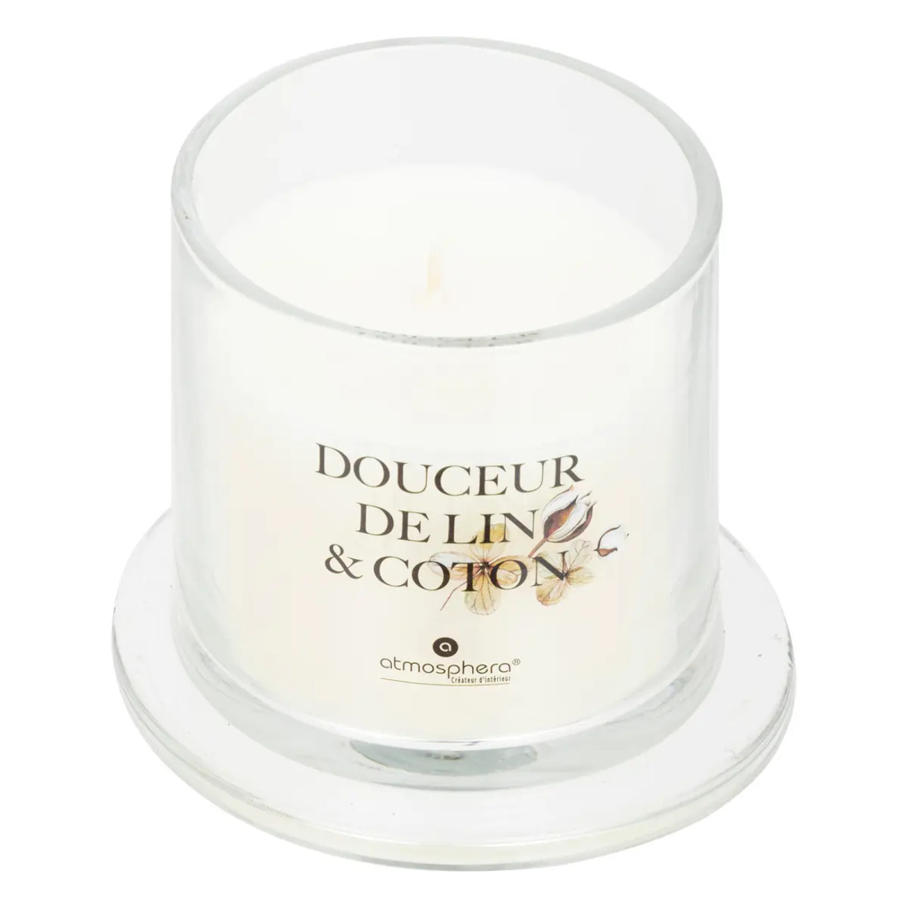 Bougie parfumée cloche "Oudy" 240g douceur de lin