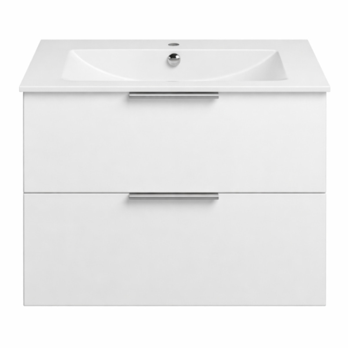 Meuble vasque 90 cm Olena blanc brillant