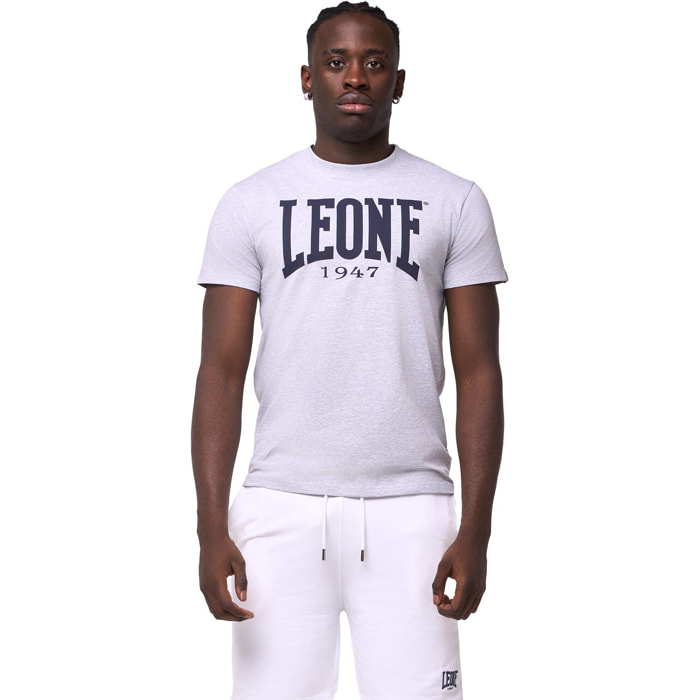 Camiseta de hombre Leone Basic de algodón de manga corta