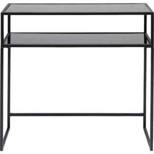 Console Loft 85x30cm noire Kare Design