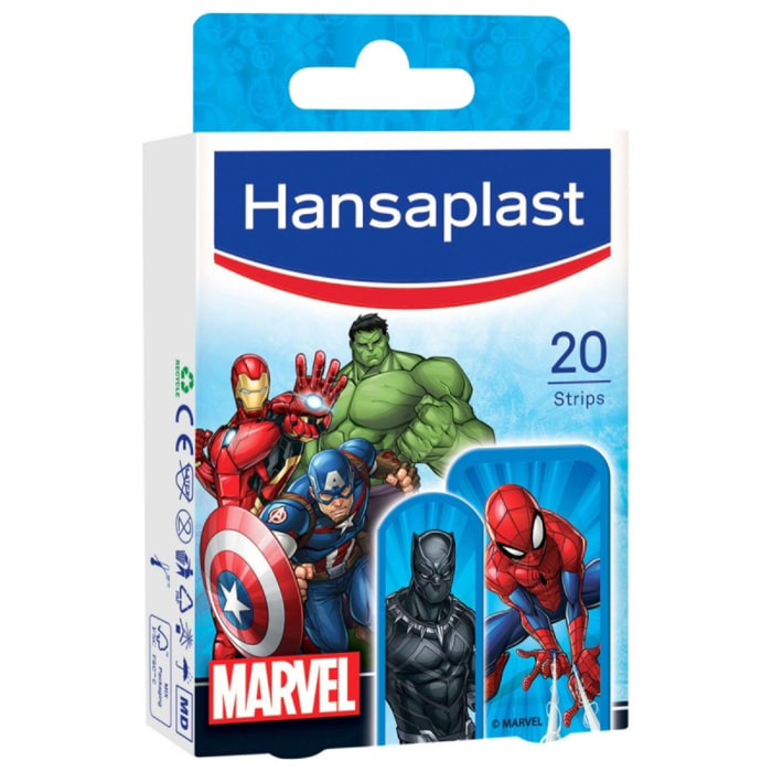 Pack de 3 - HANSAPLAST - 20 Pansements Avengers (Disney)