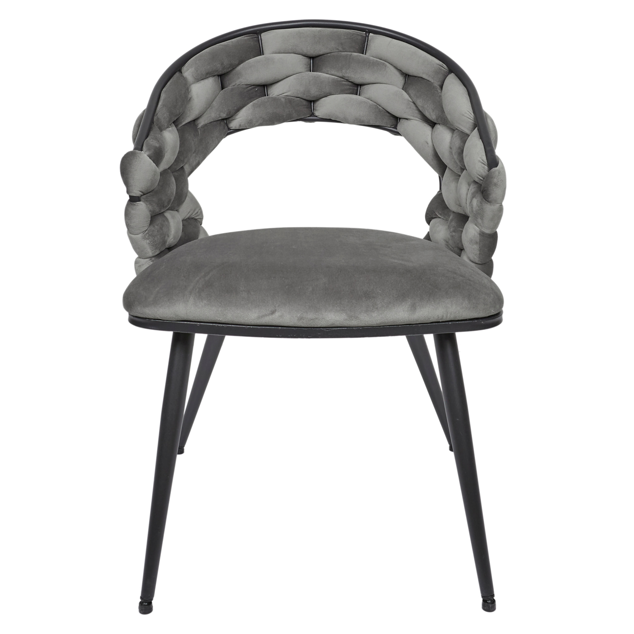 Chaise Sawyer Gris - Lot de 2