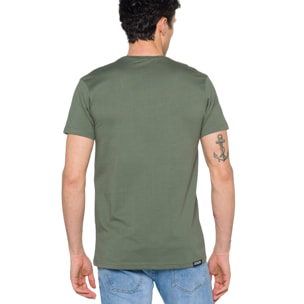 Camiseta de algodón 150 gr Hot Buttered Tamahee Color Verde Militar