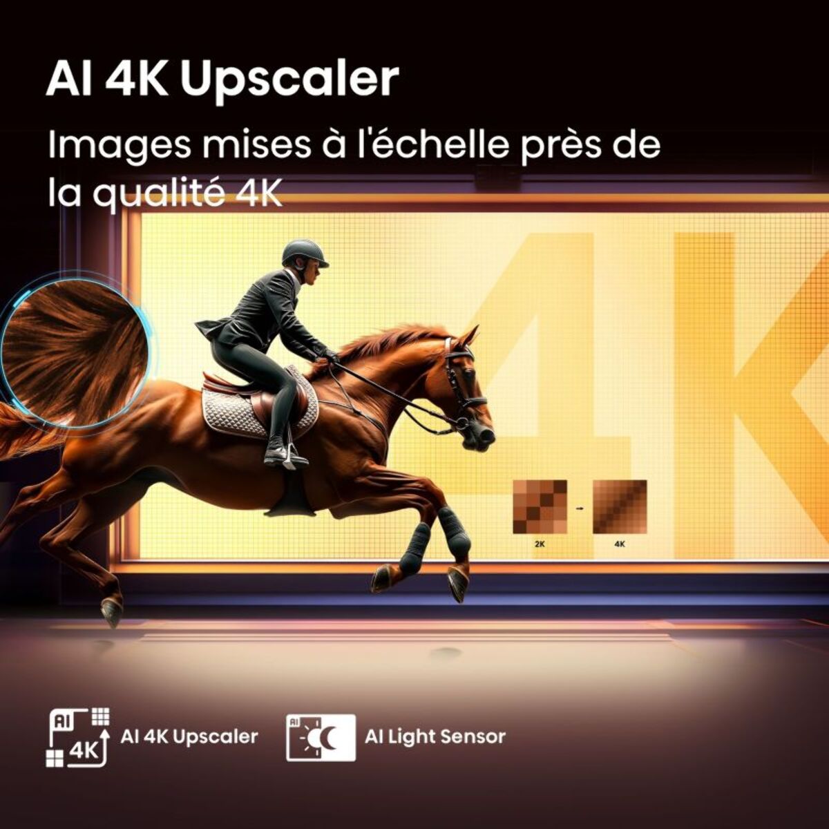 TV QLED HISENSE 55E7Q 2025 (139cm)