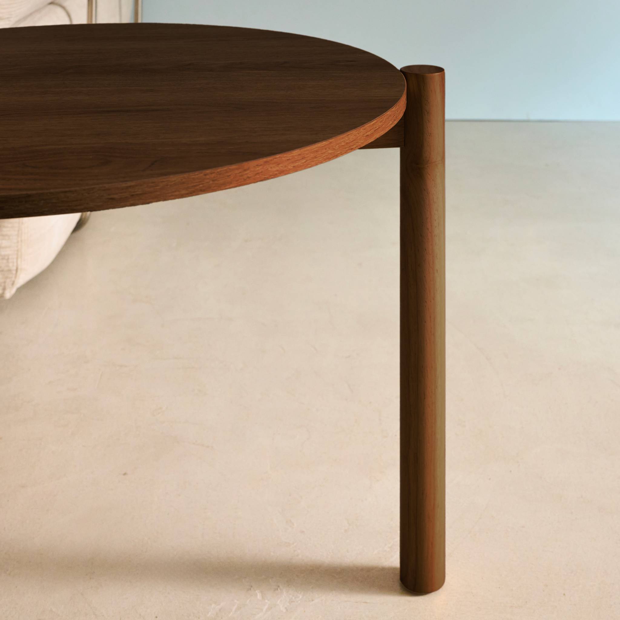 Tables gigognes rondes décor bois HARMONY