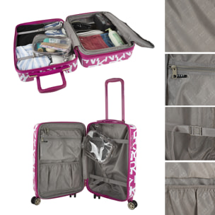 Maleta Pc Pequeña Dkny Dkny-626 Signature Hardside Magenta