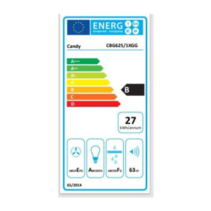 Hotte encastrable CANDY CBG625/1XGG