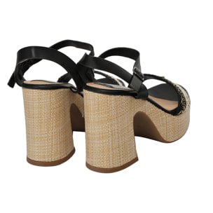 Sandali cinturino - tacco 11,0 cm - plateaux 4,0 cm