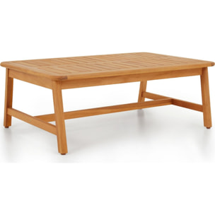 Salon de jardin 3 places en bois FSC - SYMI