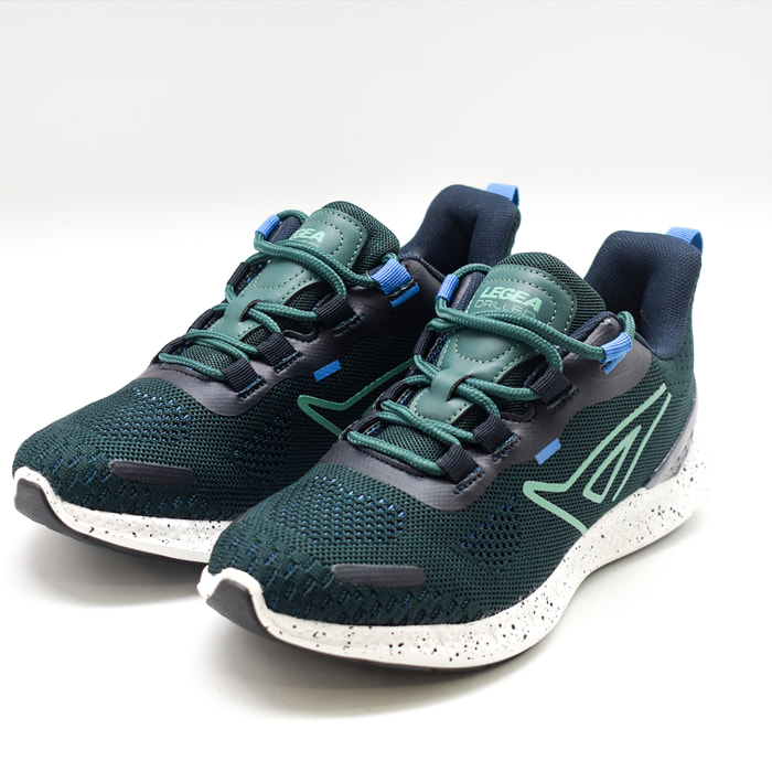 Scarpe da running DRILLED verde acqua scuro