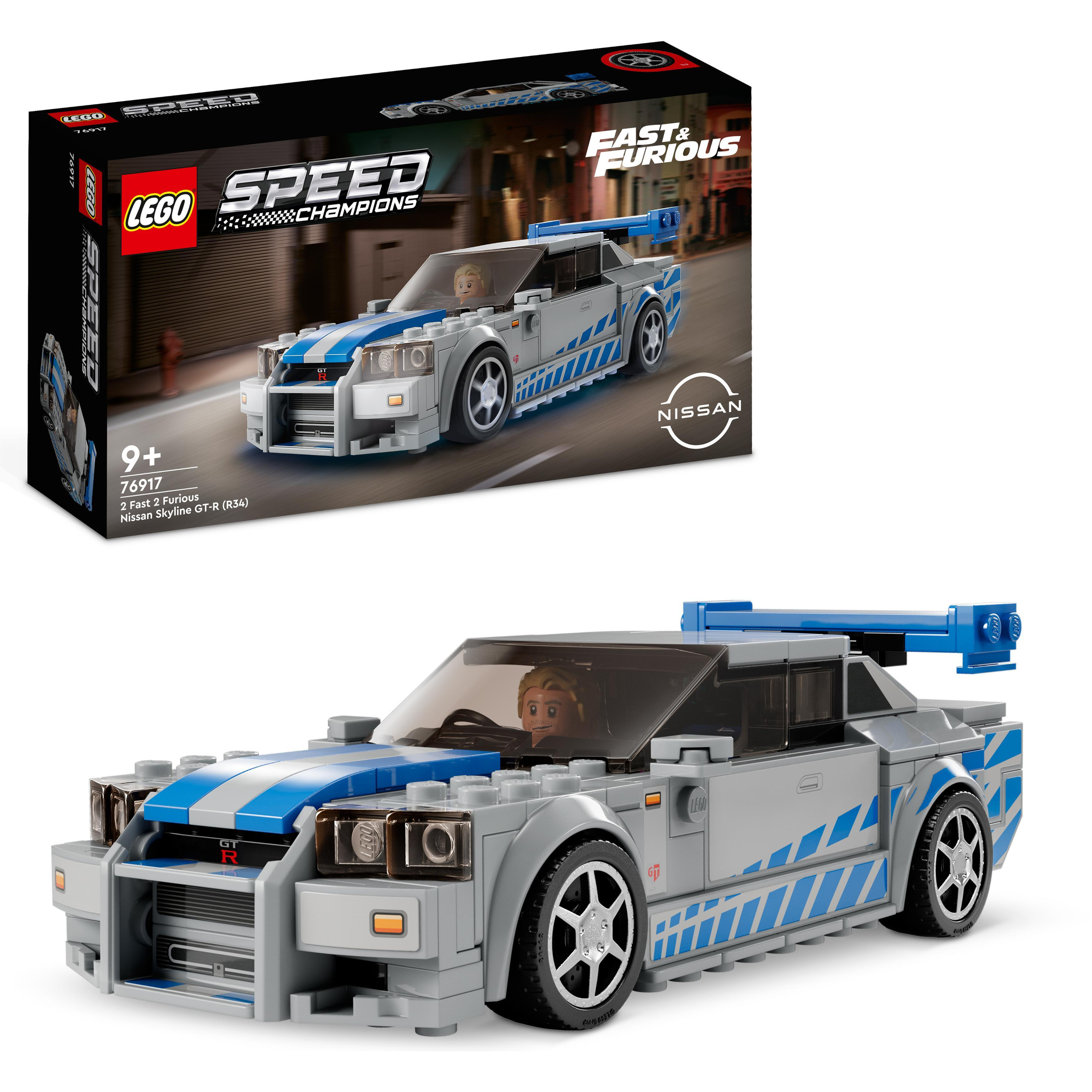 LEGO SPEED CHAMPIONS 76917 - 2 FAST 2 FURIOUS NISSAN SKYLINE GT-R (R34)