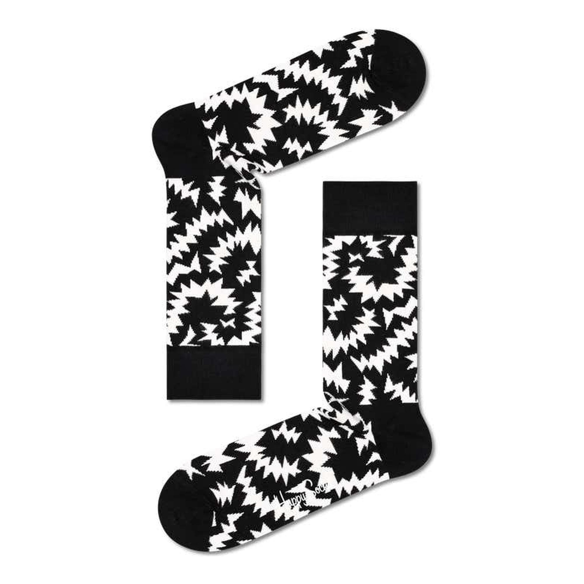 Calcetines 4-pack black and white gift box set