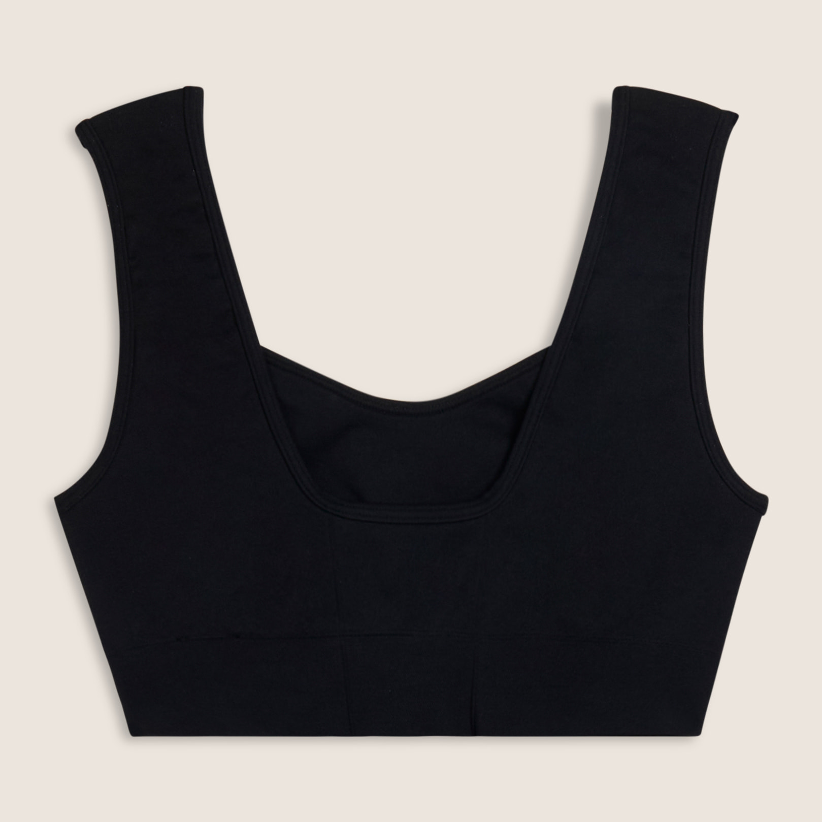 Top sportivo seamless con scollo a cuore e supporto leggero