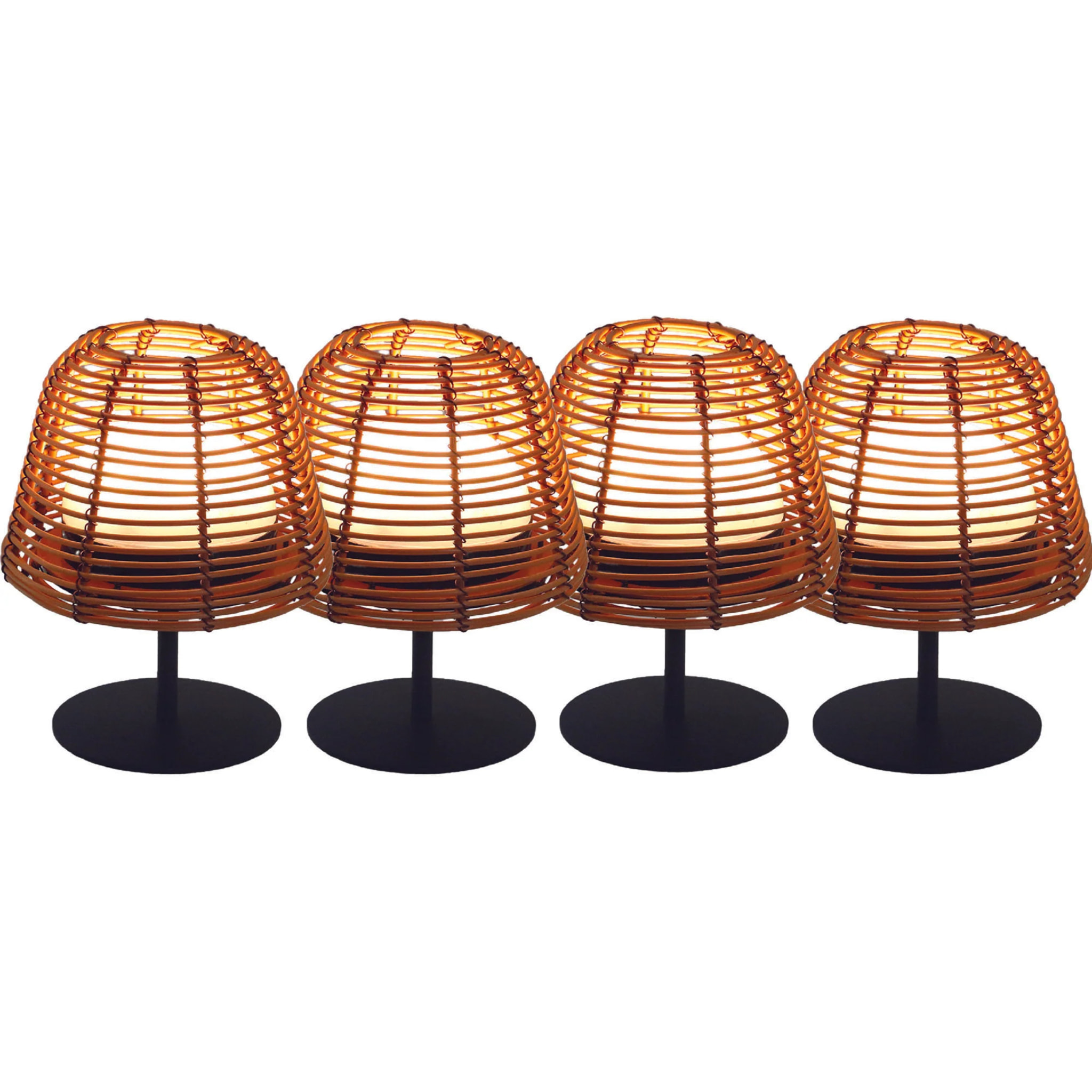 4 Lampe de table TWINS BOHEME H16CM