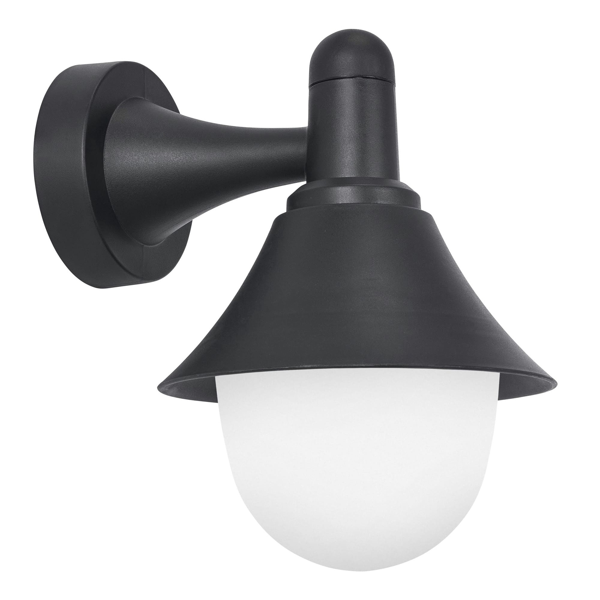 Forlight Alan aplique en negro para bombilla E27