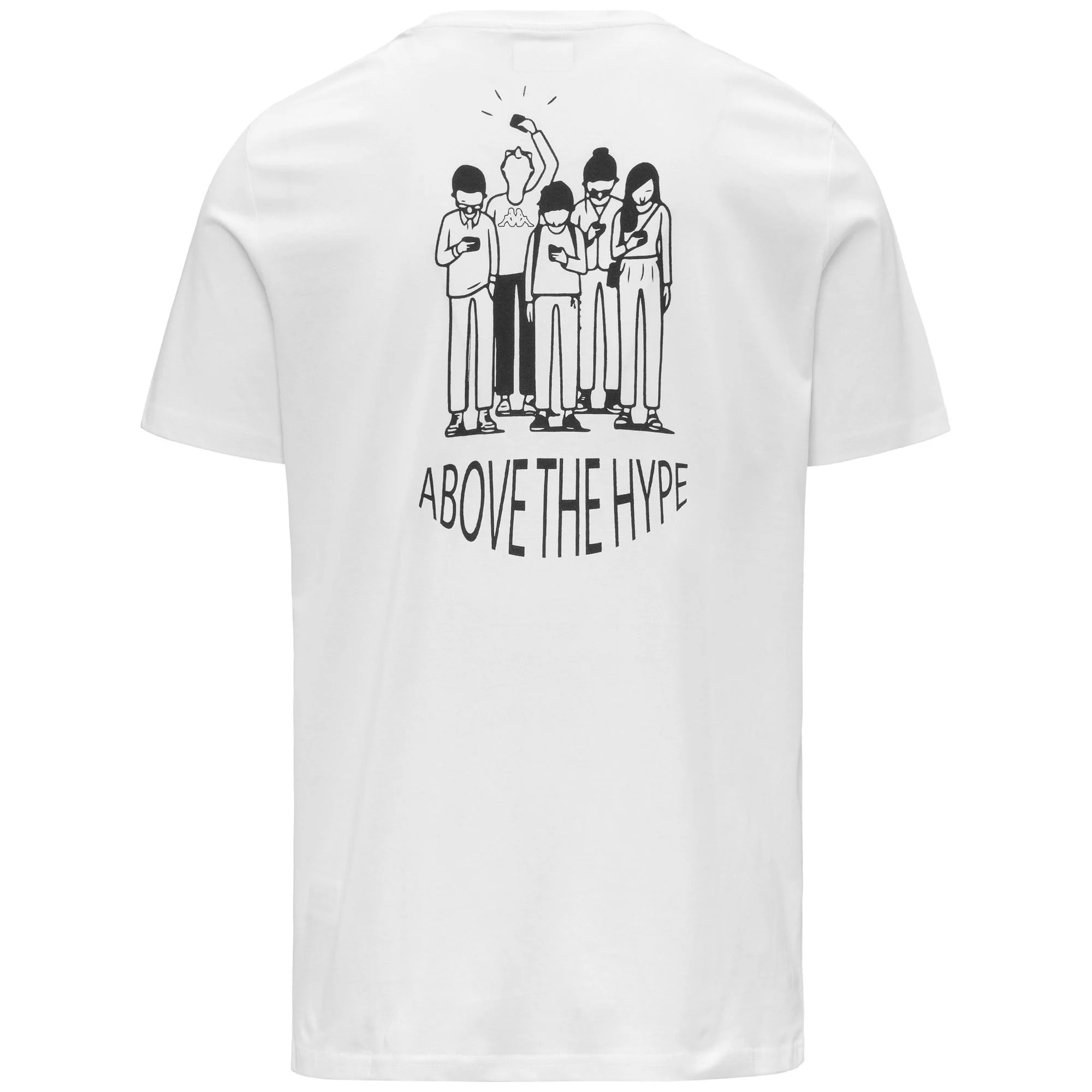 Kappa - Camisetas y tops Hombre Blanco - Logo Genz