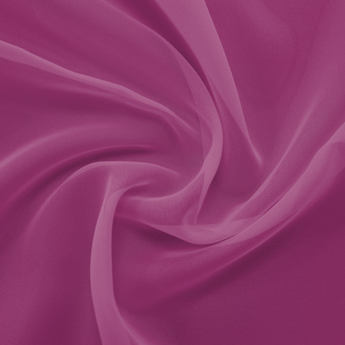 Tissu en voile Non Feu-M1 - Fuchsia
