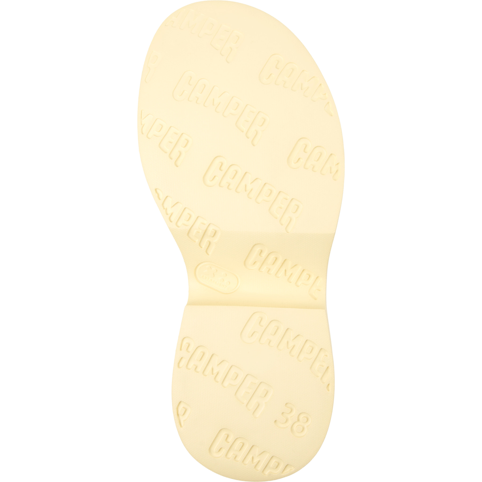 Sandalias - CAMPER Tasha - Amarillo - Cuero liso