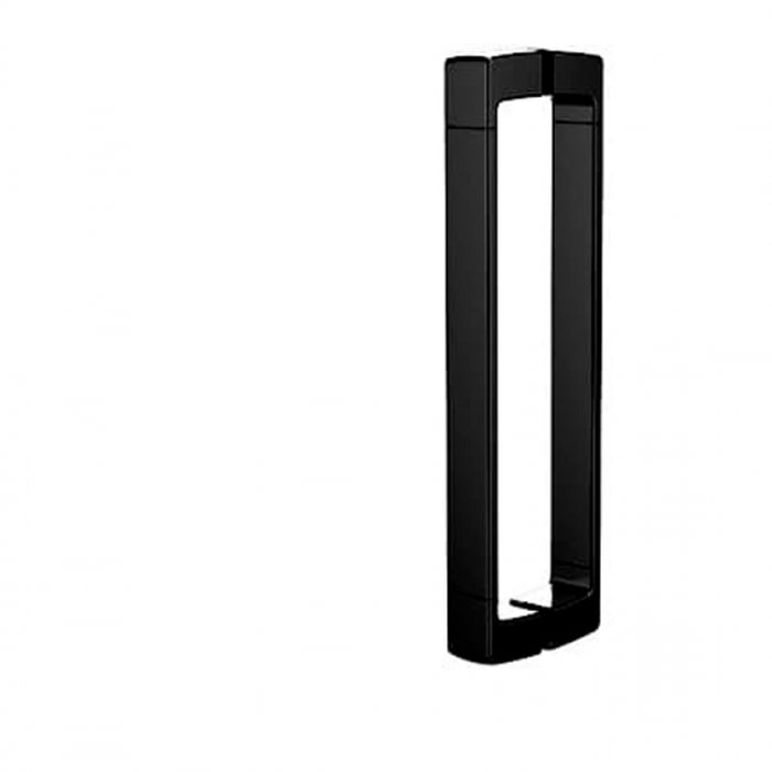 TEX Poignée de porte de douche, noir (SATMADLO2C)