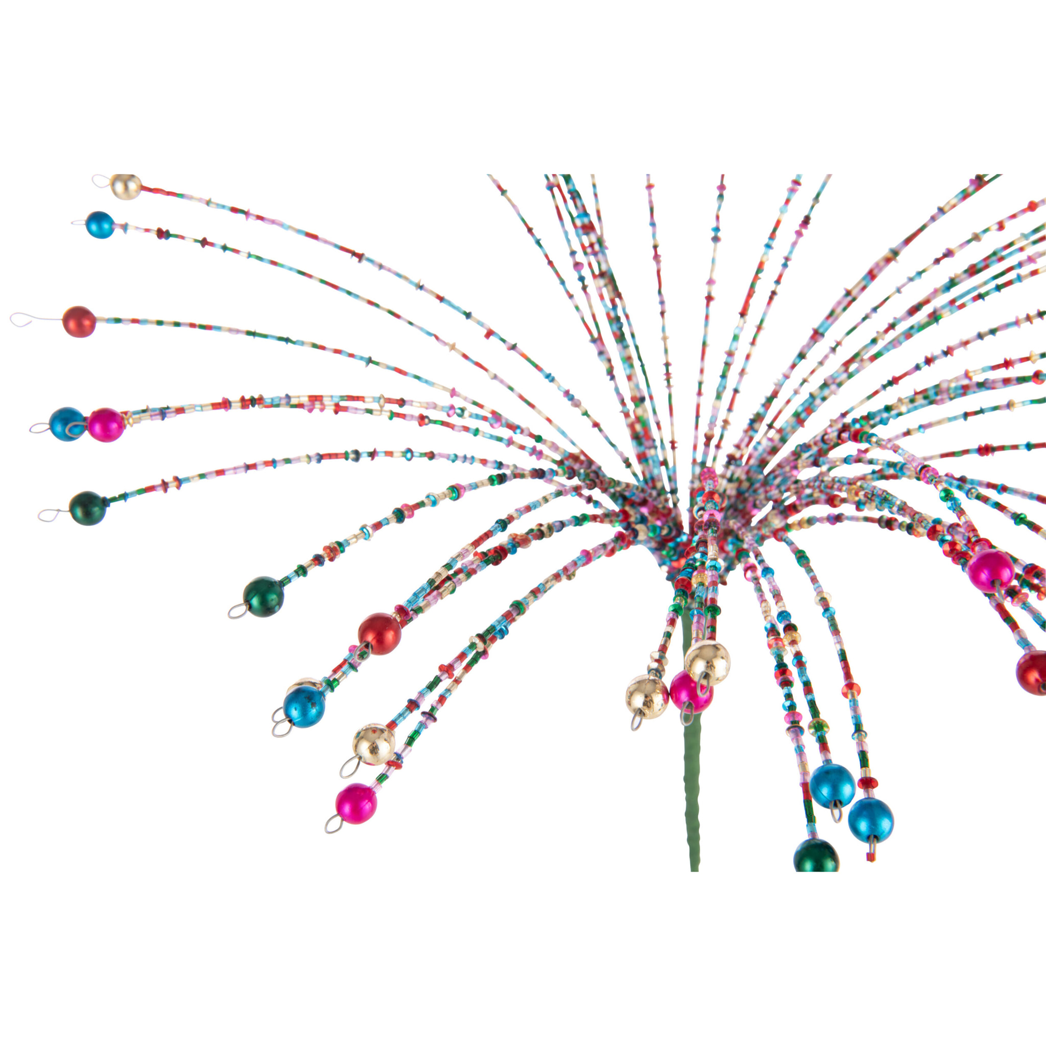 J-Line décoration Branche Perles - fer - mix