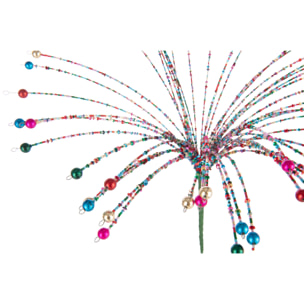 J-Line décoration Branche Perles - fer - mix