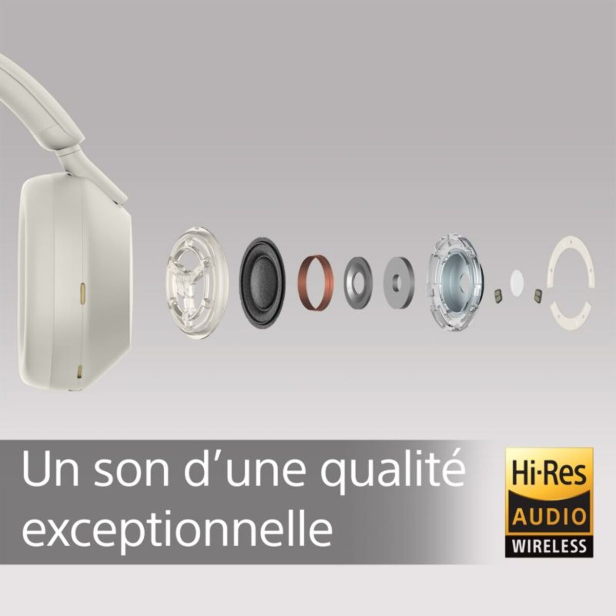 Casque SONY WH-1000XM5 Argent