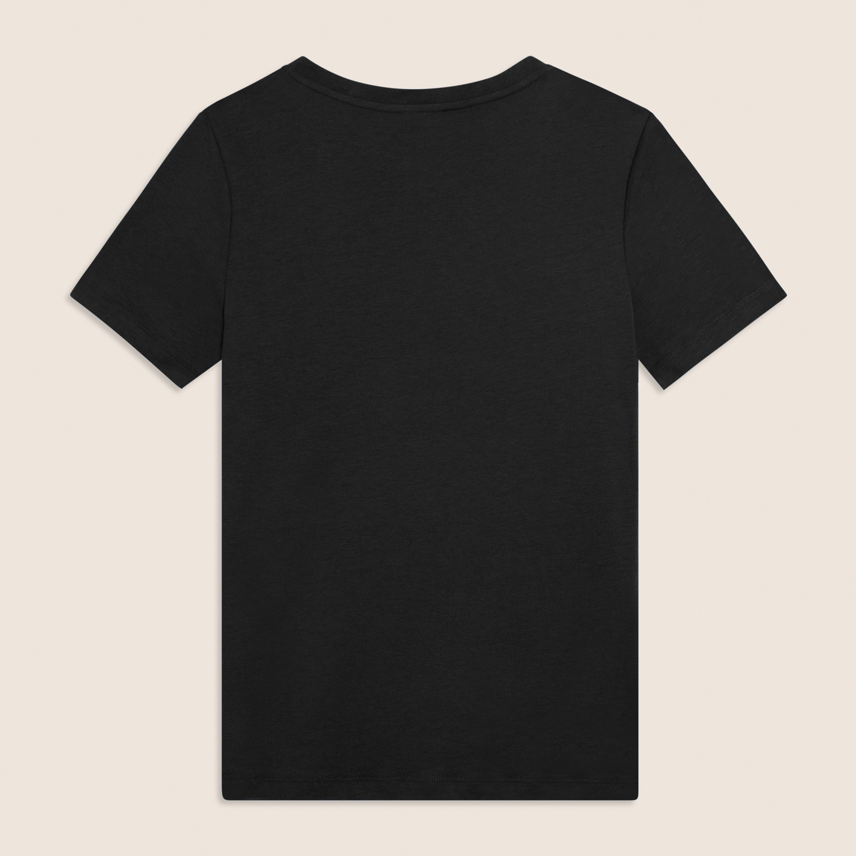 T-shirt Manica Corta con Decori Floreali e Borchie