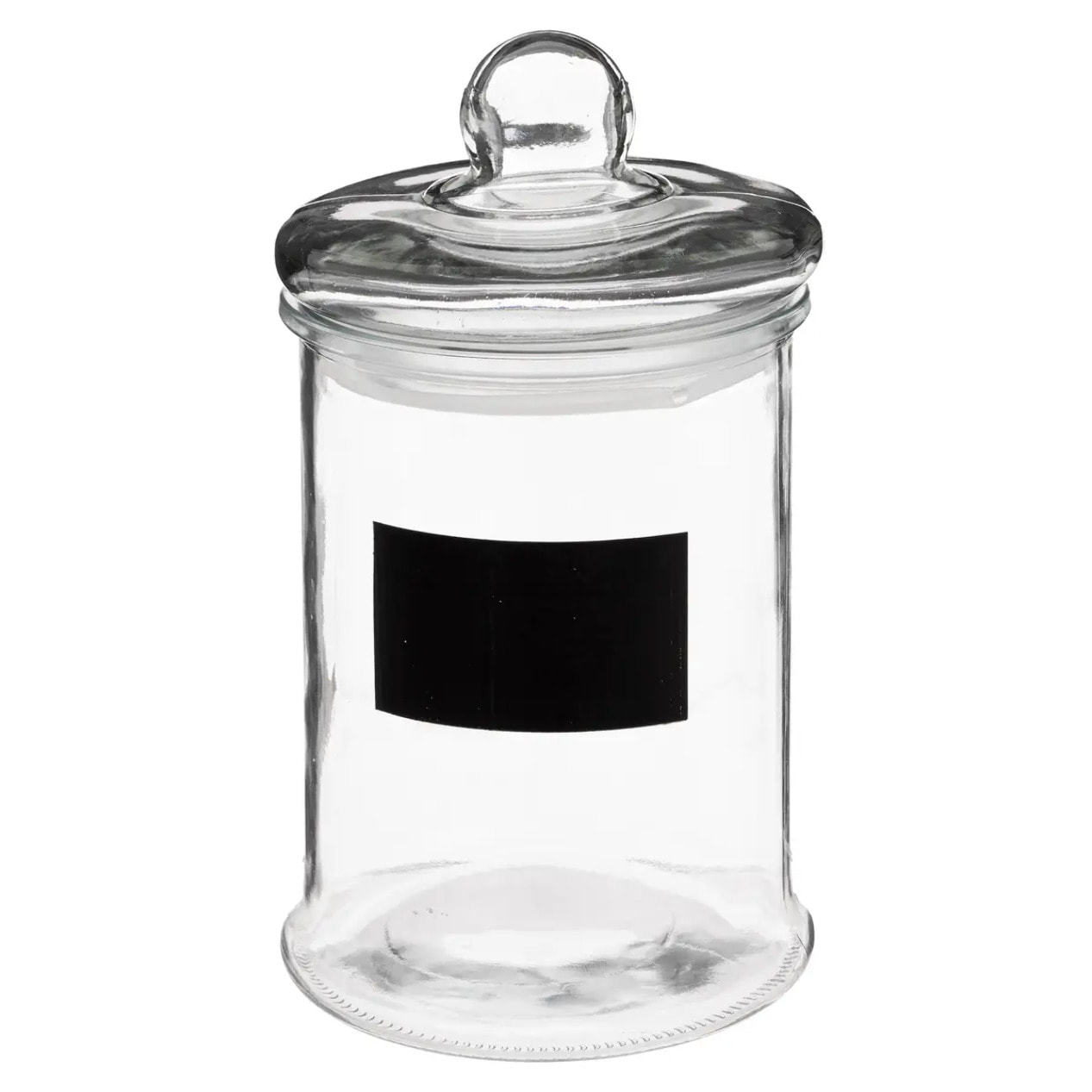 Bonbonnière en verre avec ardoise 1,2L