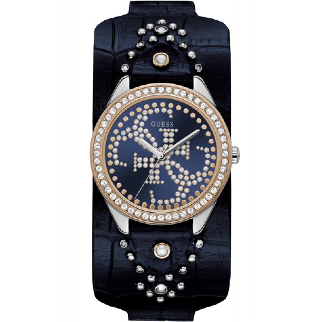 Reloj Guess W1140L3 Mujer Analogico Cuarzo con Correa de Cuero