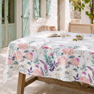 Nappe anti-taches FIORENZA MULTICOLORE - en 100 % coton
