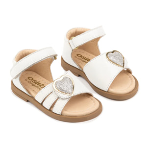 Sandalias De Bebé En Blanco