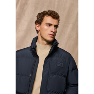 Chaqueta azul marino Slope acolchada con detalles Polo Club