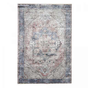 Tapis salon kilim motif oriental, ORIA, tissée et chaleureuse