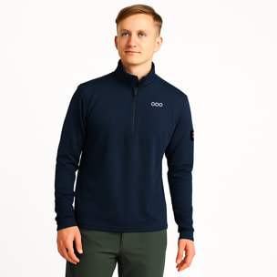 Sudadera ECOON modelo La diagonale des Fous en color Azul Marino