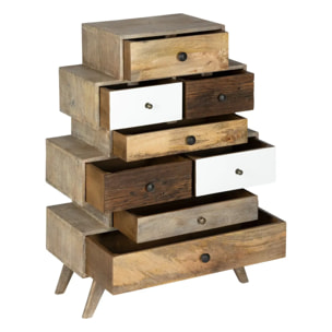 Commode "Koval" manguier 8 tiroirs