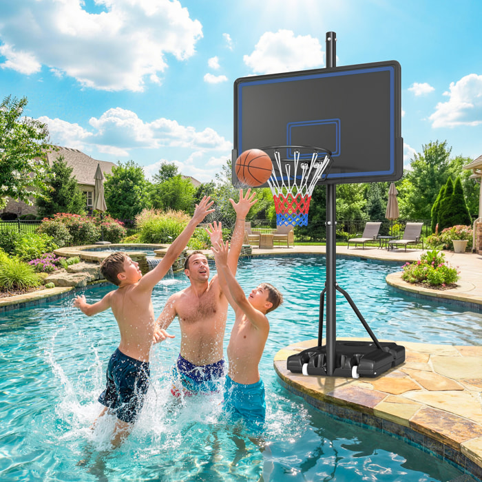 Panier de basketball sur pied mobile réglable H.1,35-3,05 m
