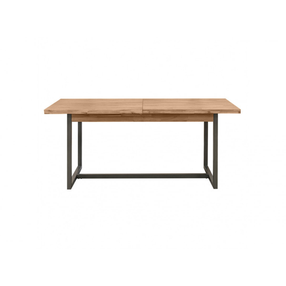 Table de repas extensible en bois et métal L180/220cm - POSITANO