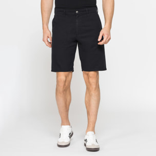 PANTALONE CORTO CHINO IN LEGGERA GABARDINA DI COTONE