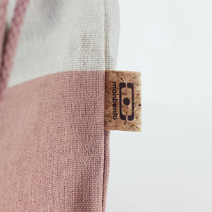 Sac repas taille L Pochette L Rose Natural