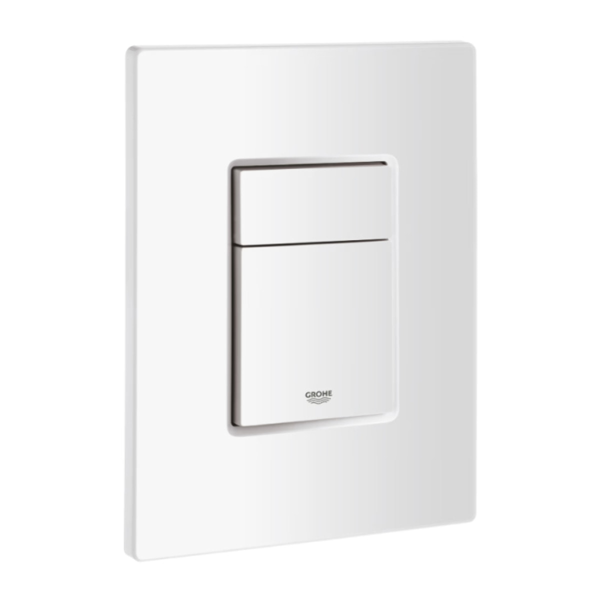 Pack WC suspendu sans bride Struktura + abattant + bâti-support mur GROHE + plaque Even blanc