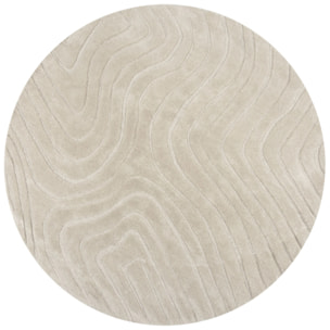 Tapis en laine rond MESMERISE