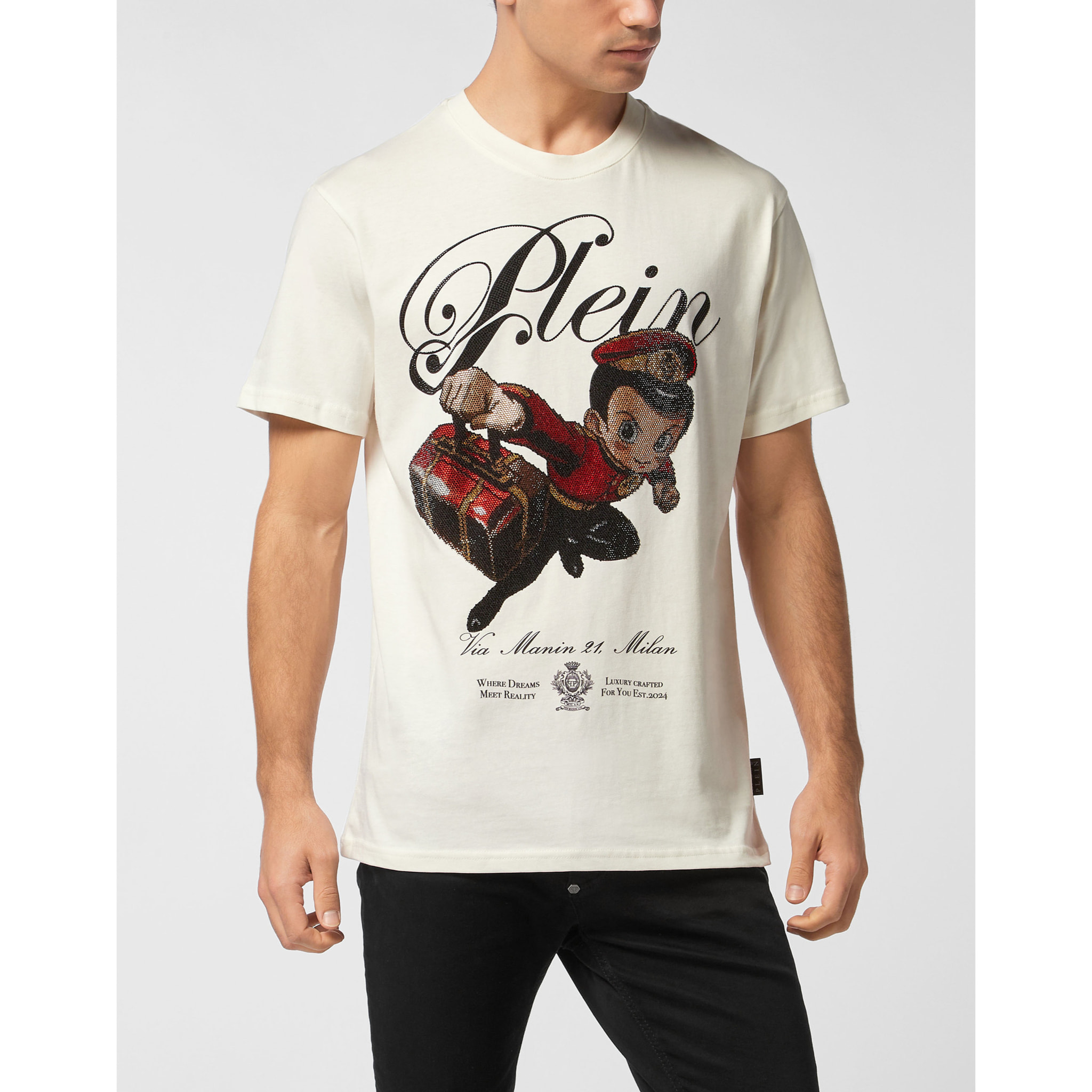 PHILIPP PLEIN T-Shirt Round Neck Ss
