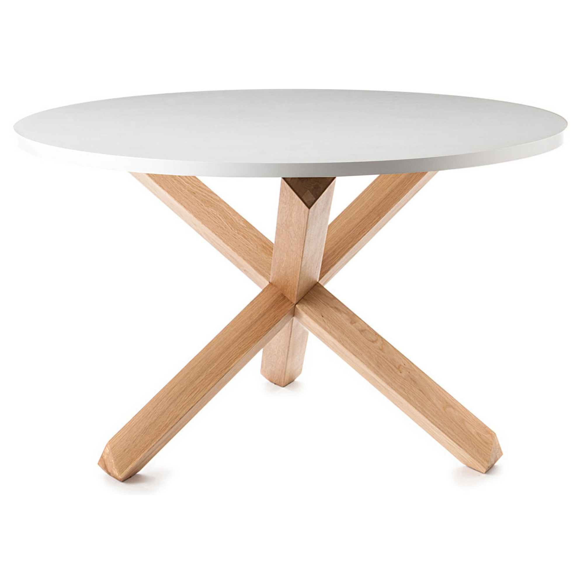 Tomasucci NOUVELLE table ronde - FRISIA Blanc