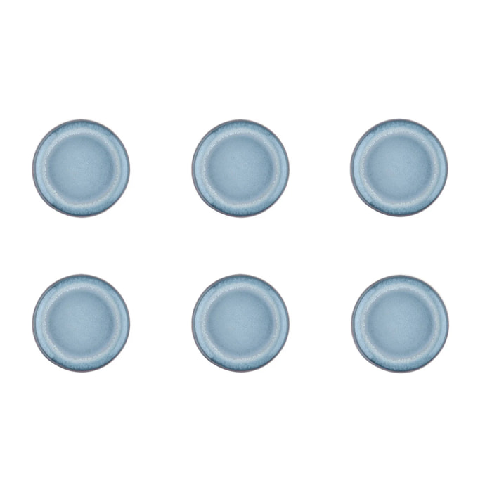 Assiette GENESIS Ø16,5cm - 6 pièces - Mer