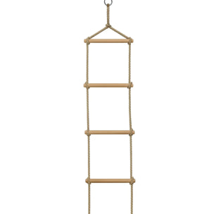 Balançoire en bois poutre métal 1,90 m, 5 enfants, Techwood OREKA 2