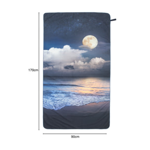 Telo Mare In Microfibra Disegno Trip