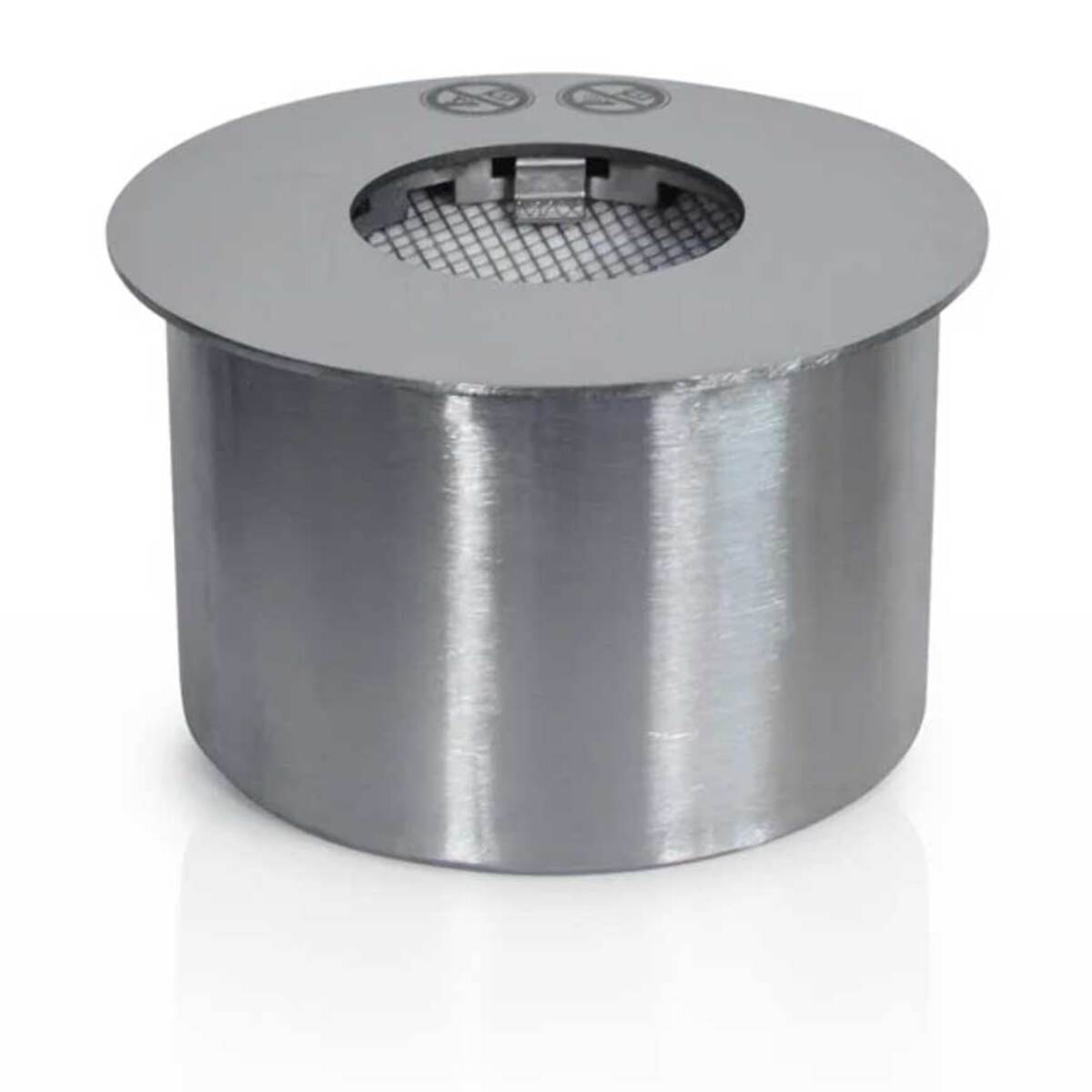 Bruciatore a bioetanolo per camino 1,5 L, in acciaio inox Ø17 cm